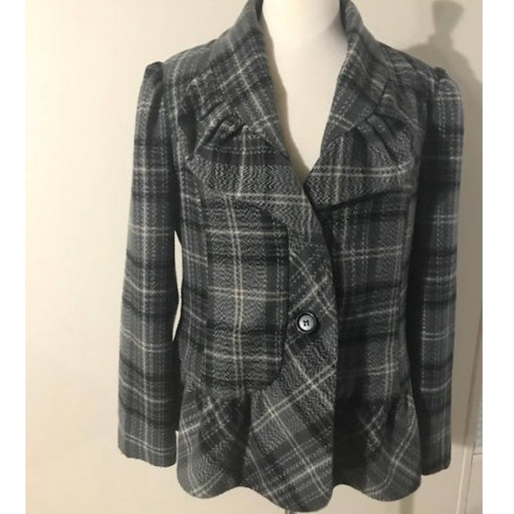 Robert Louis plat flannel raffle jacket
